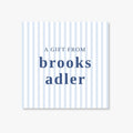 Blue Stripe Gift Enclosure Card