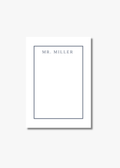 Personalized Classic Border Notepad.
