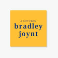 Personalized Orange Name Enclosure Cards