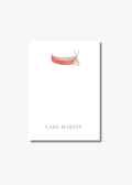 Personalized Lake Notepad with Canoe