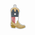 Texas Cowboy Boot Acrylic Ornament