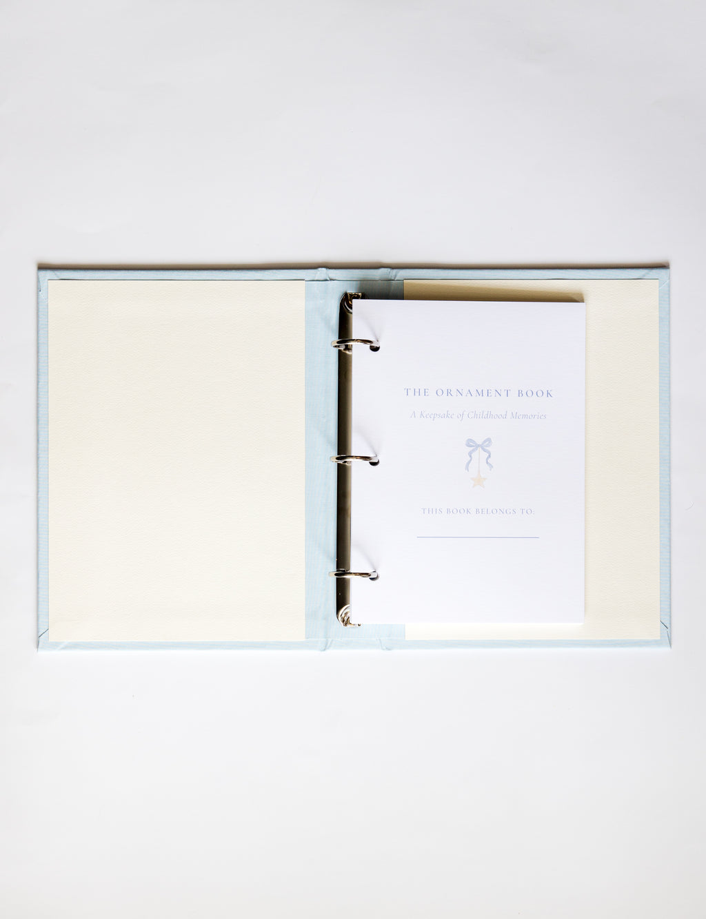 The Ornament Book: Children's Edition in Blue