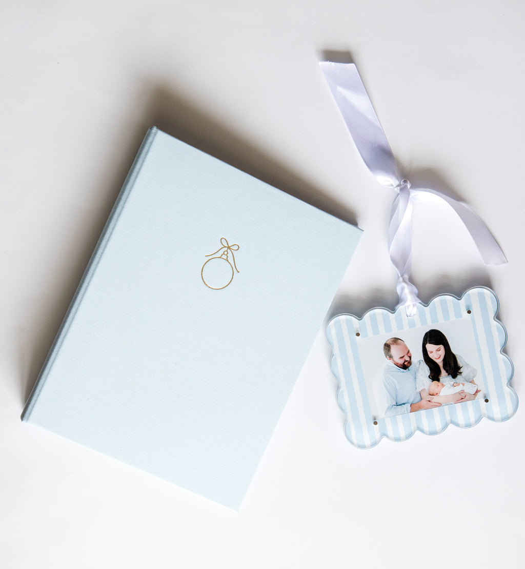 The Ornament Book: Children's Edition in Blue