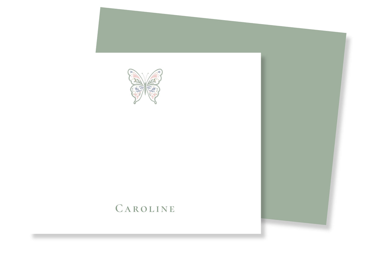 Personalized Butterfly Stationery