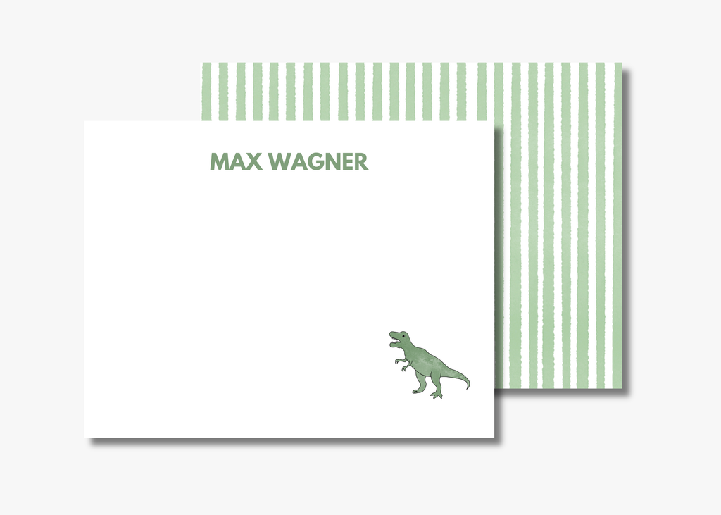 Personalized Dinosaur Kids Stationery