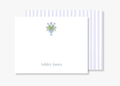Personalized Lavender Garden Stationery